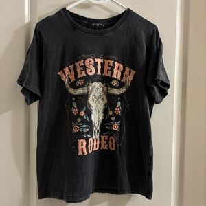 Zutter Black Western Rodeo Tee